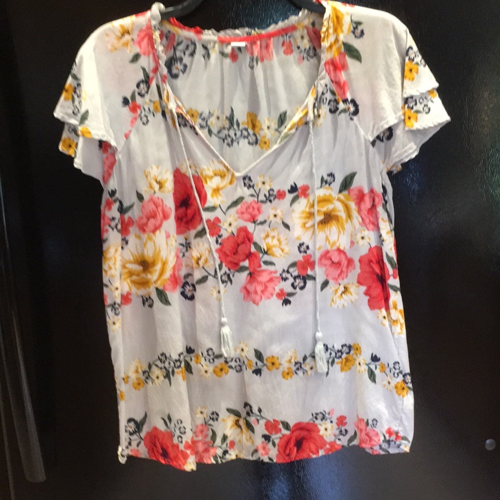 Floral Print Women's Top